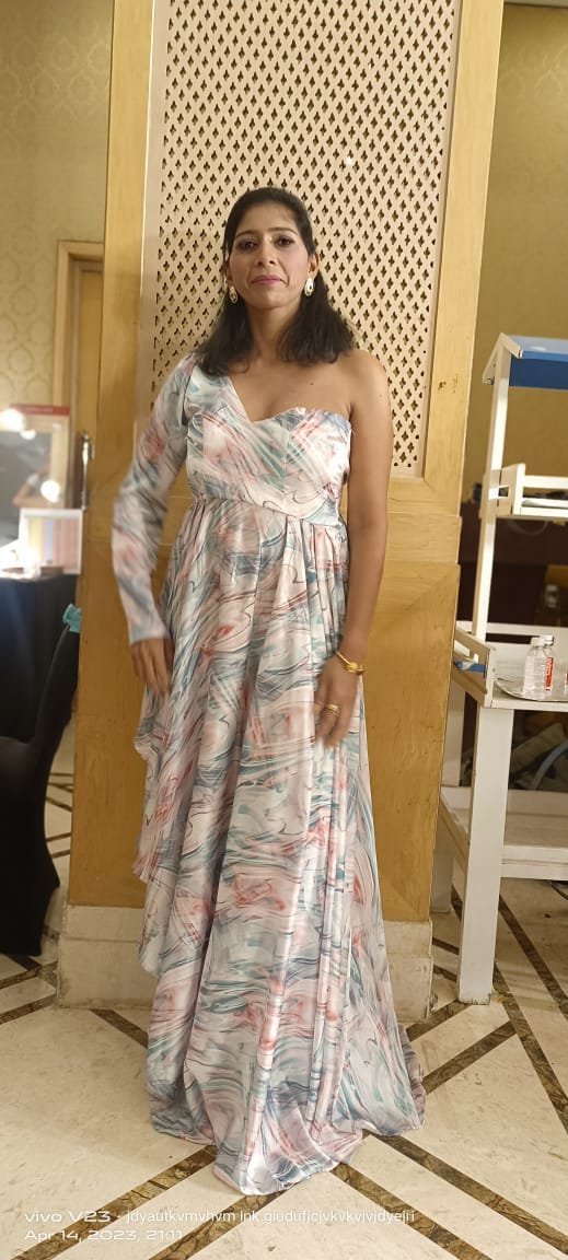 Blue Check School Frock